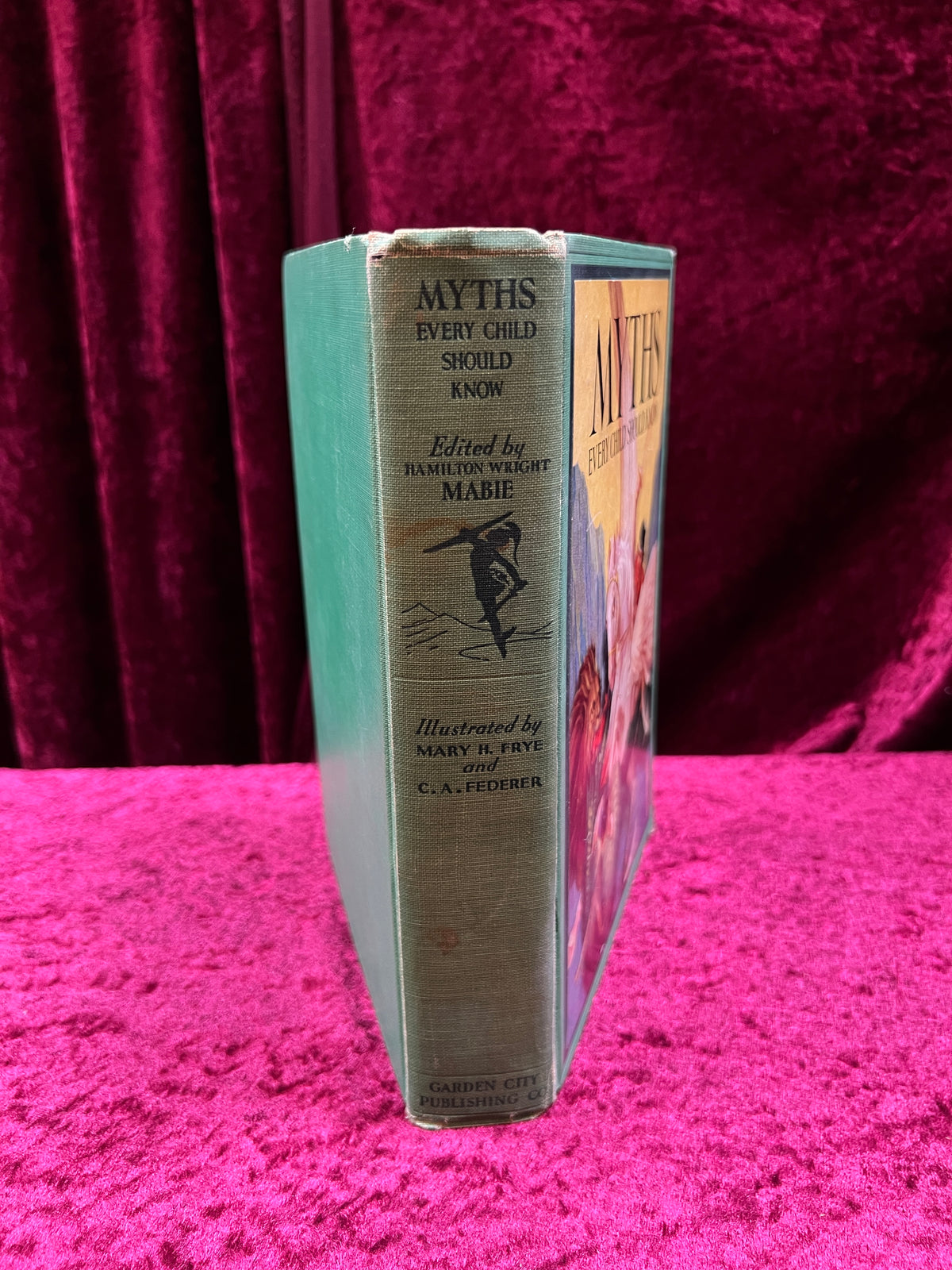 Vintage Myths Every Child Should Know Book - Illustrated Hardcover - Hamilton Wright Mabie