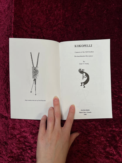 Vintage Illustrated Informational Pamphlet - Kokopelli: Casanova of the Cliff Dwellers - John V. Young