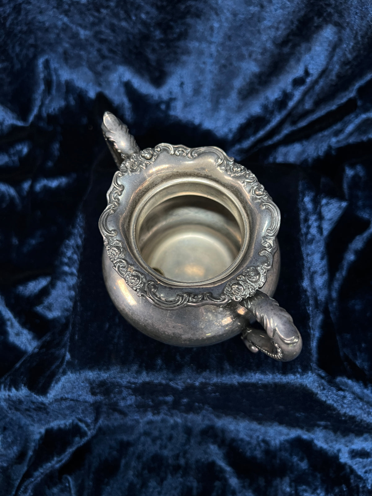 Vintage Silver-Plated Creamer and Sugar Bowl Set - Ornate Footed Tea Service
