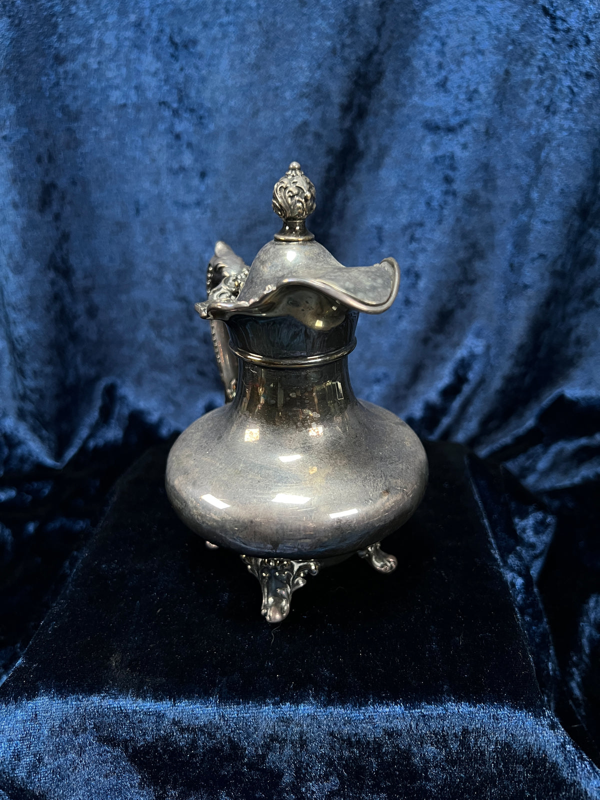 Vintage Silver-Plated Creamer and Sugar Bowl Set - Ornate Footed Tea Service