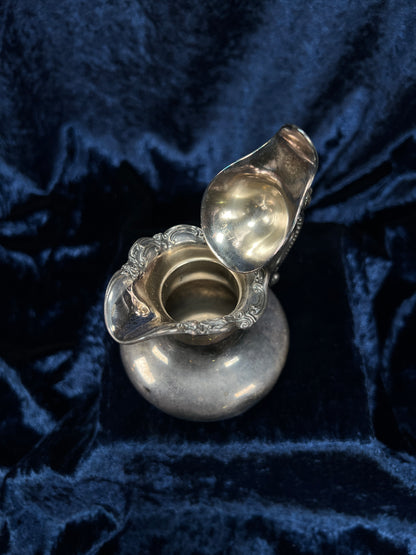 Vintage Silver-Plated Creamer and Sugar Bowl Set - Ornate Footed Tea Service