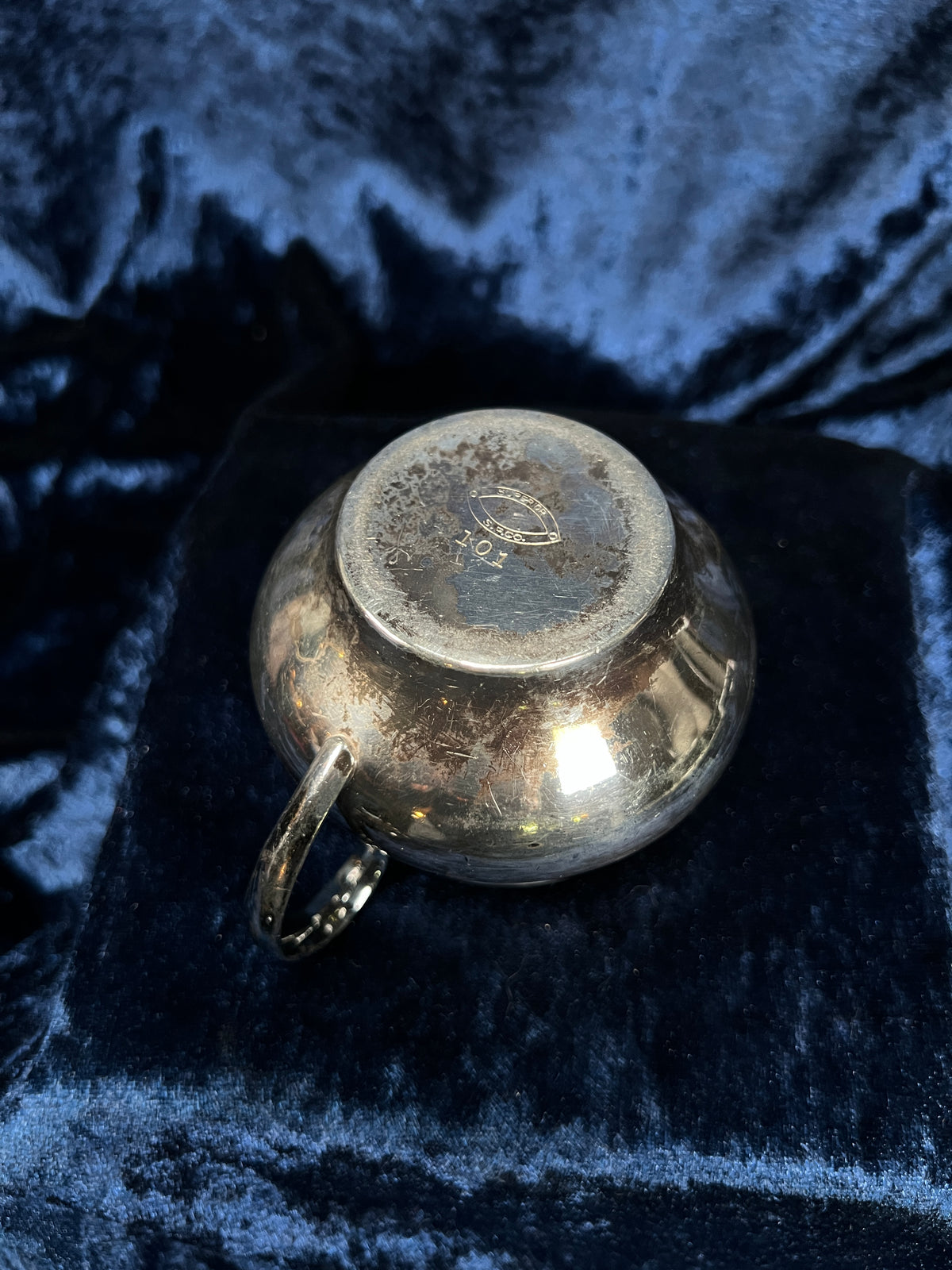 Vintage Silver-Plated Metal Sugar Bowl and Creamer Set - Superior Silver Plate Company