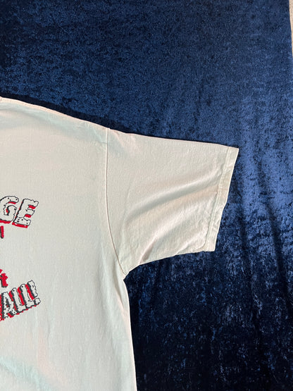 Vintage Yazbek Cotton Souvenir T-Shirt - At My Age - X-Large