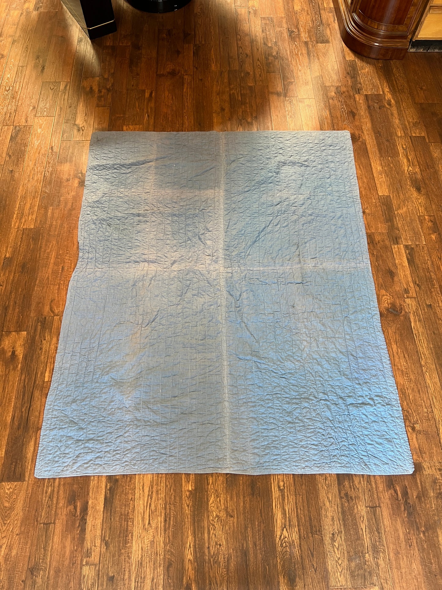 Vintage Linens - Cotton Quilt – Hand Stitched Patchwork Cottage Style
