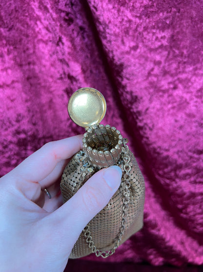 Vintage Metal Mesh Beggar's Purse –  Expandable Top - Whiting & Davis