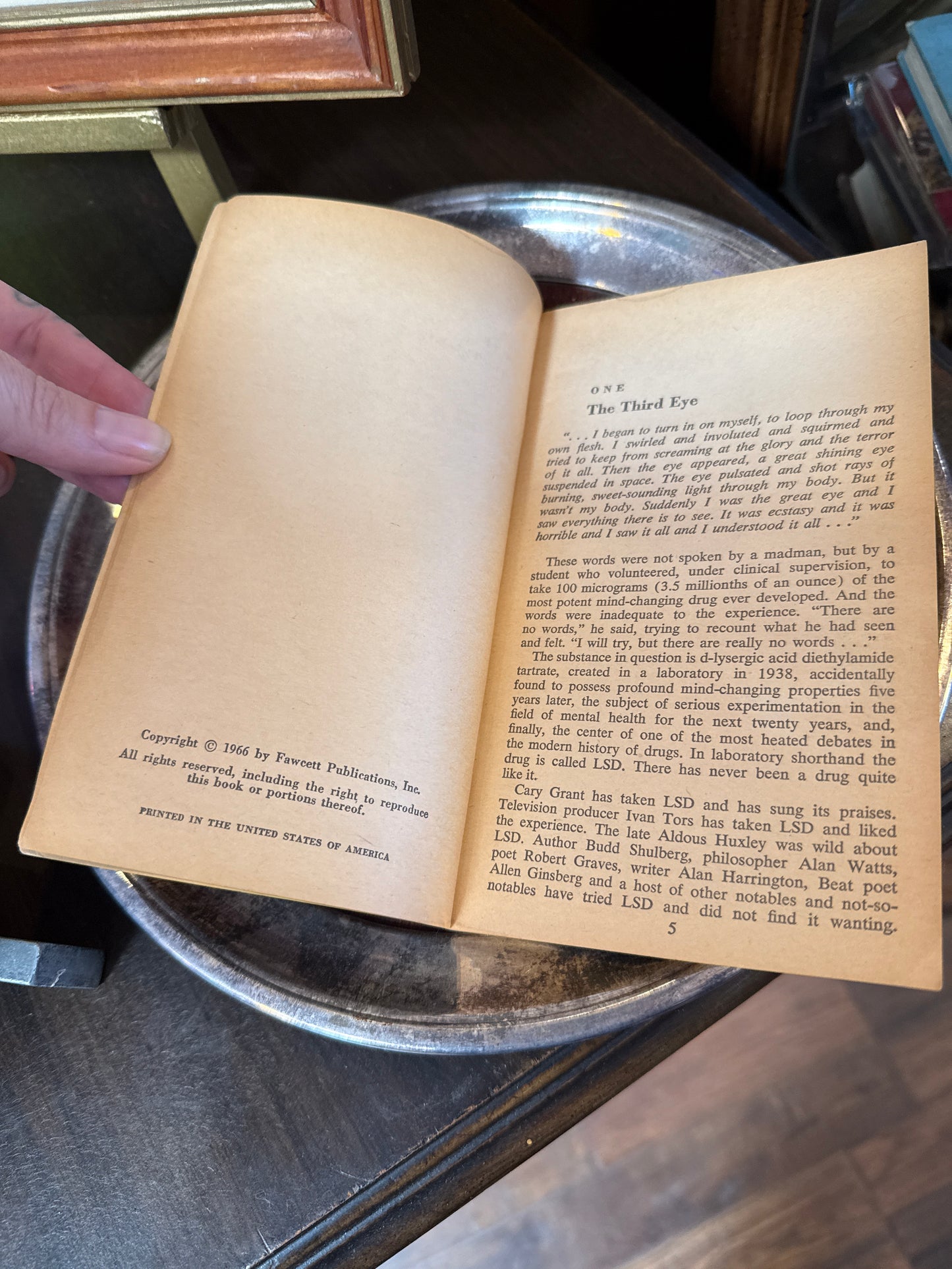 Vintage Paperback Book - The LSD Story - John Cashman - 1966