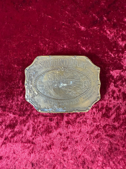Vintage Accessories - Belt Buckle - Brass  - Southern Comfort