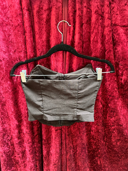Vintage Clothing - y2k Bodice - Black - X-Small - Clockhouse