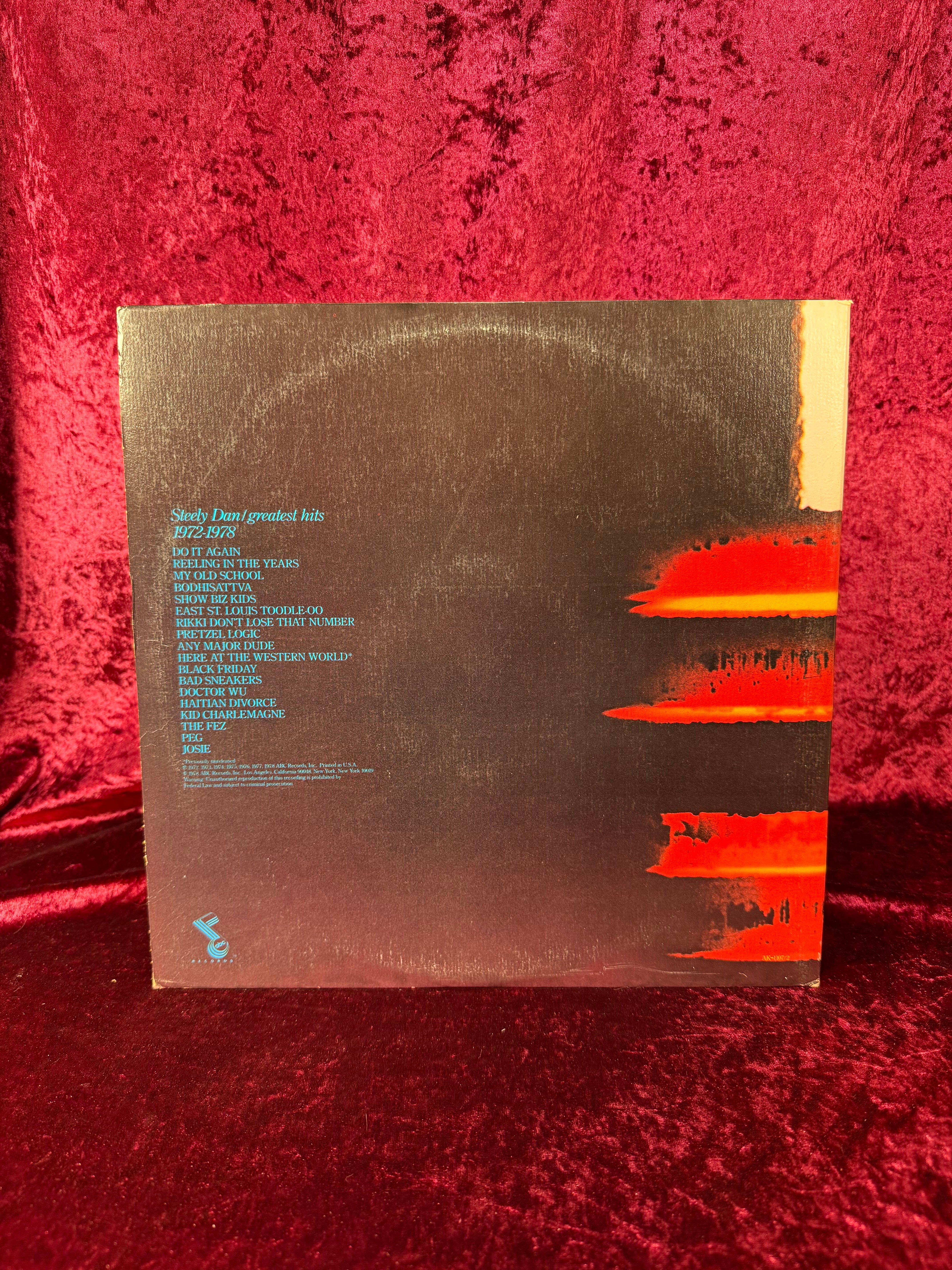 Steely Dan GREATEST HITS　12㌅ Steely Dan Greatest Hits 12” Vinyl Record Album LP 1972-1978