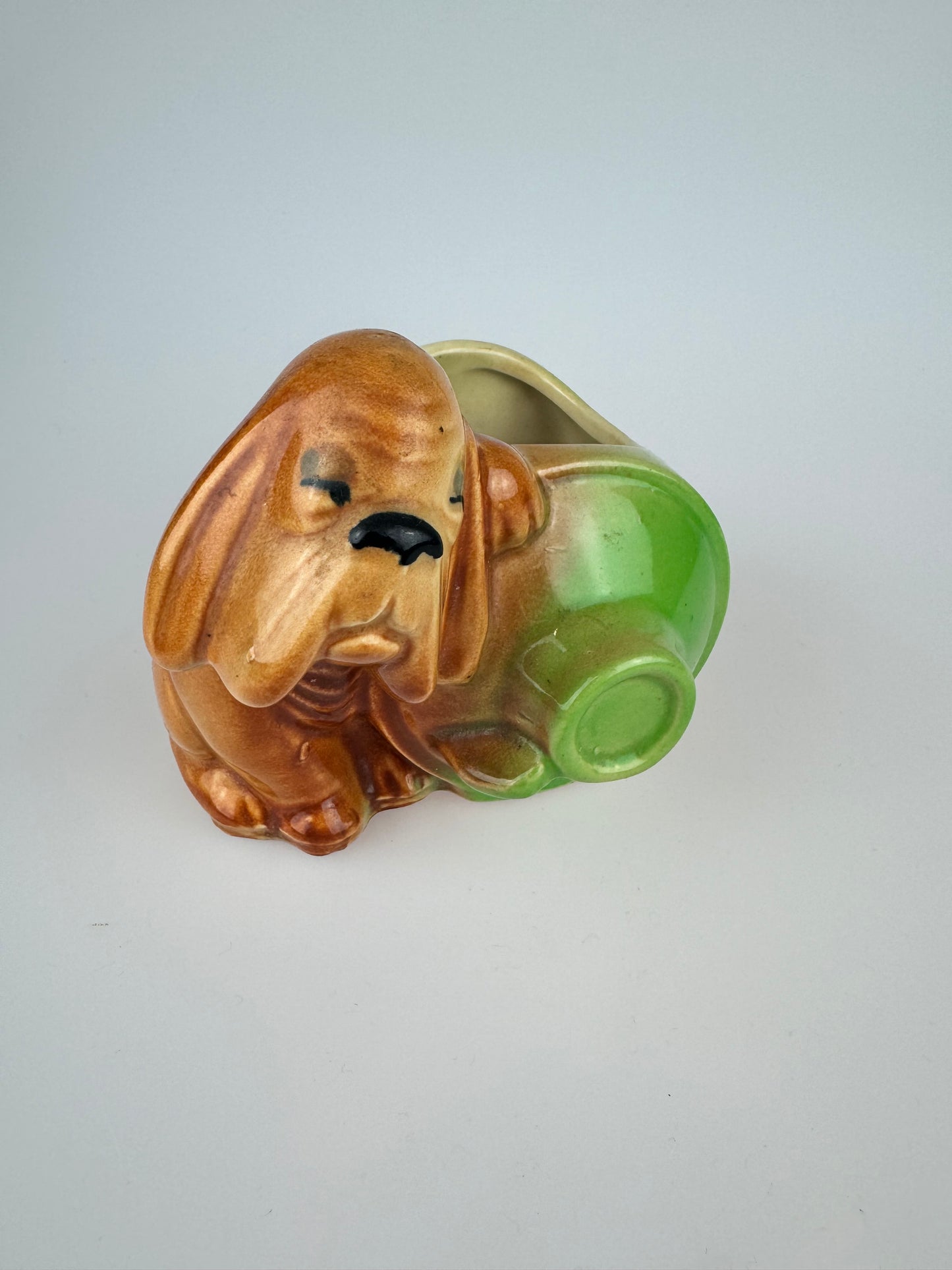 Vintage Shawnee Ceramics U.S.A. Bassett Hound Planter