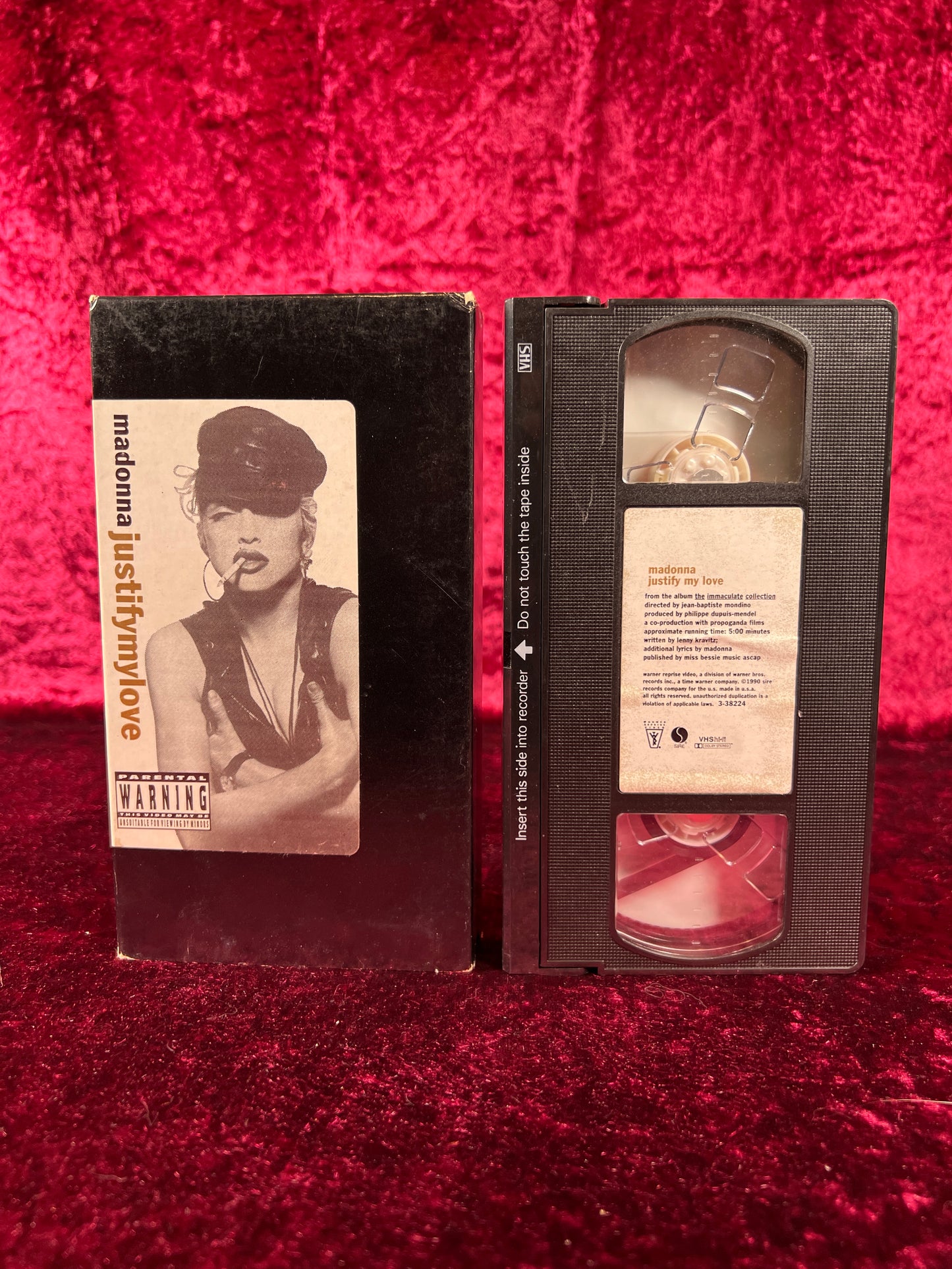 VHS - Madonna: Justify My Love - 1990