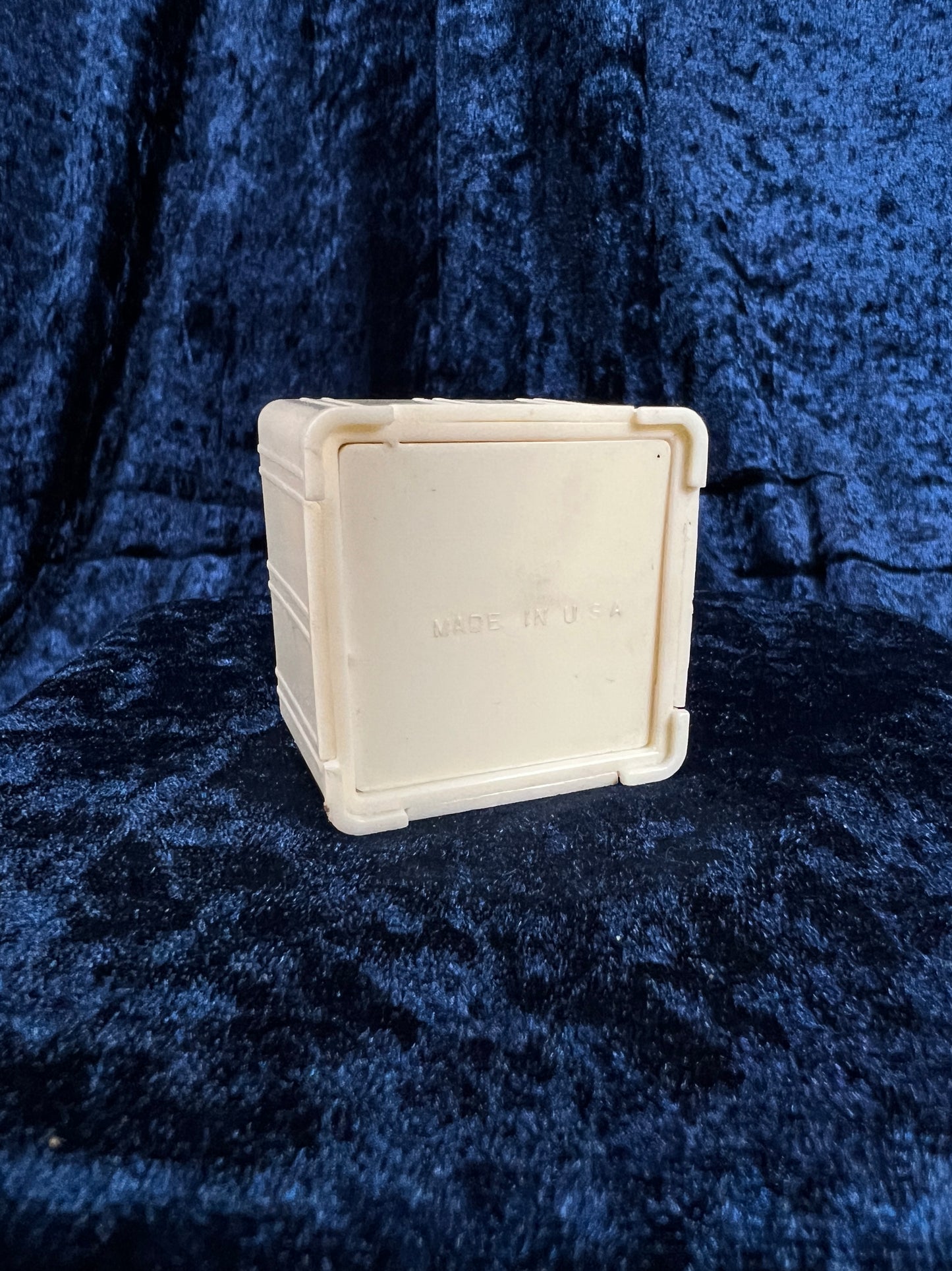 Antique Celluloid Ring Box – Art Deco Ivorine Footed Presentation Case