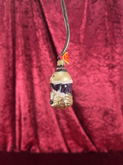Vintage Christmas - Handblown Glass Ornament - Humpty Dumpty - Taron Collection - Poland