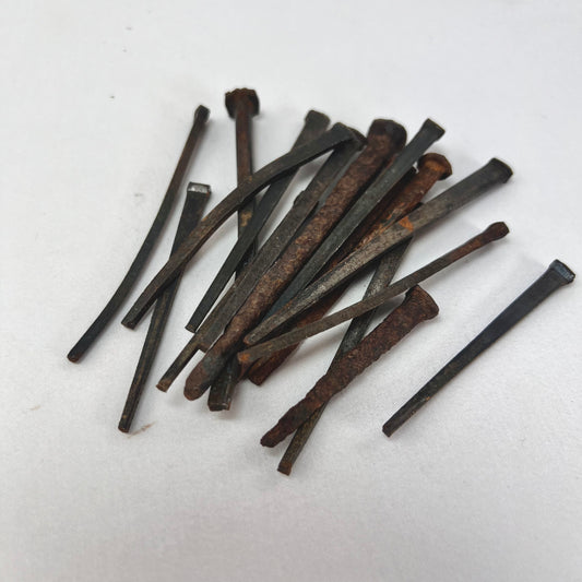 Ol' Rusty Bent Antique Nails