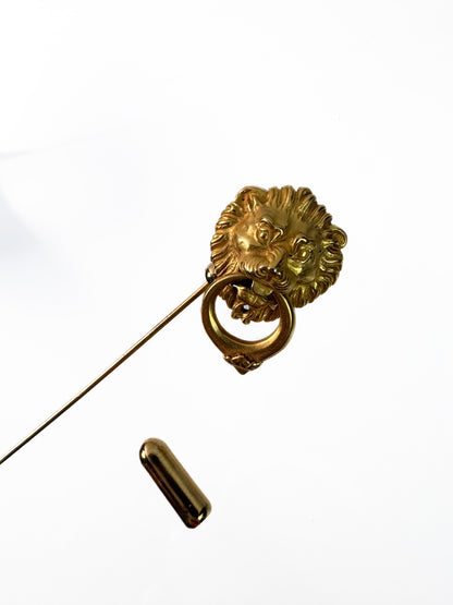 Vintage Stick Pin - Lion Head Door Knocker - Metropolitan Museum of Art