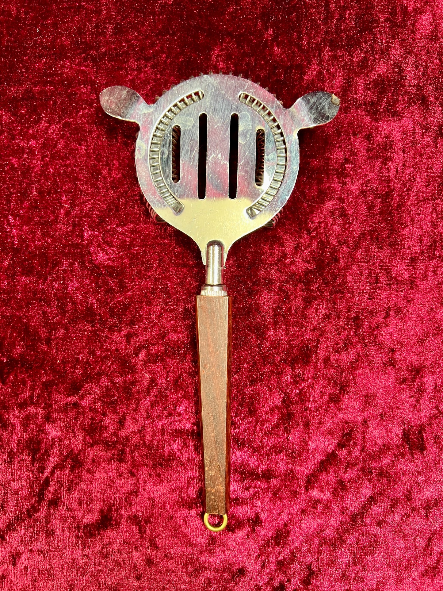 Vintage Barware - 5 Piece Cocktail Mixing Set - Stainless Steel / Wood Handles - Japan