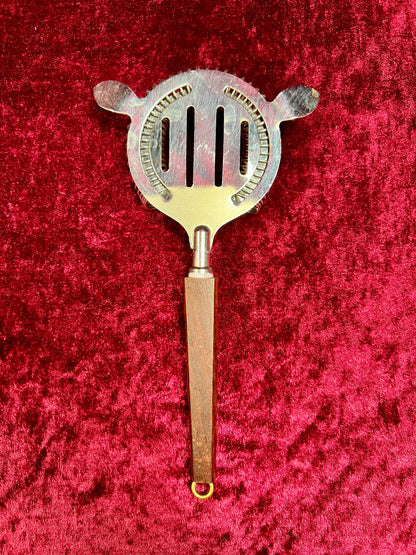 Vintage Barware - 5 Piece Cocktail Mixing Set - Stainless Steel / Wood Handles - Japan