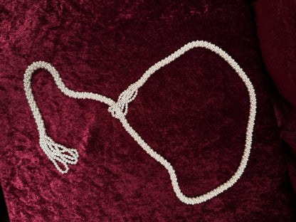 Vintage Jewelry - Faux Pearl Lariat - 38”