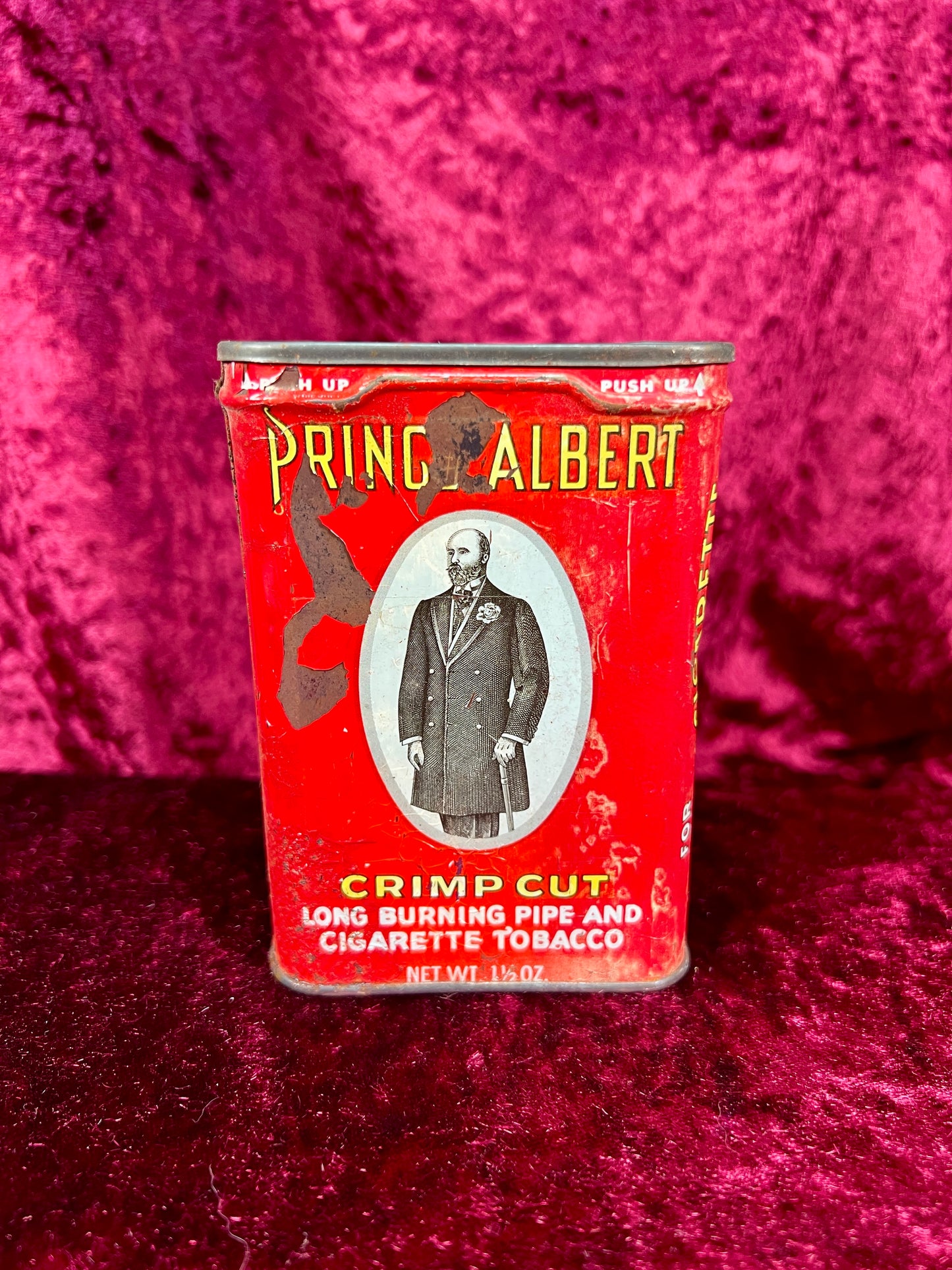 Vintage Tobacciana - Tobacco Tin - Prince Albert / Crimp Cut - #2