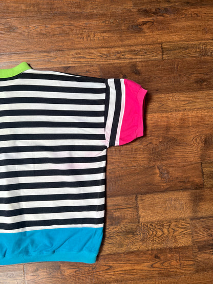 Vintage Clothing - Polo Shirt - 90’s Horizontal Stripes - 2X-Large - Goola Gong