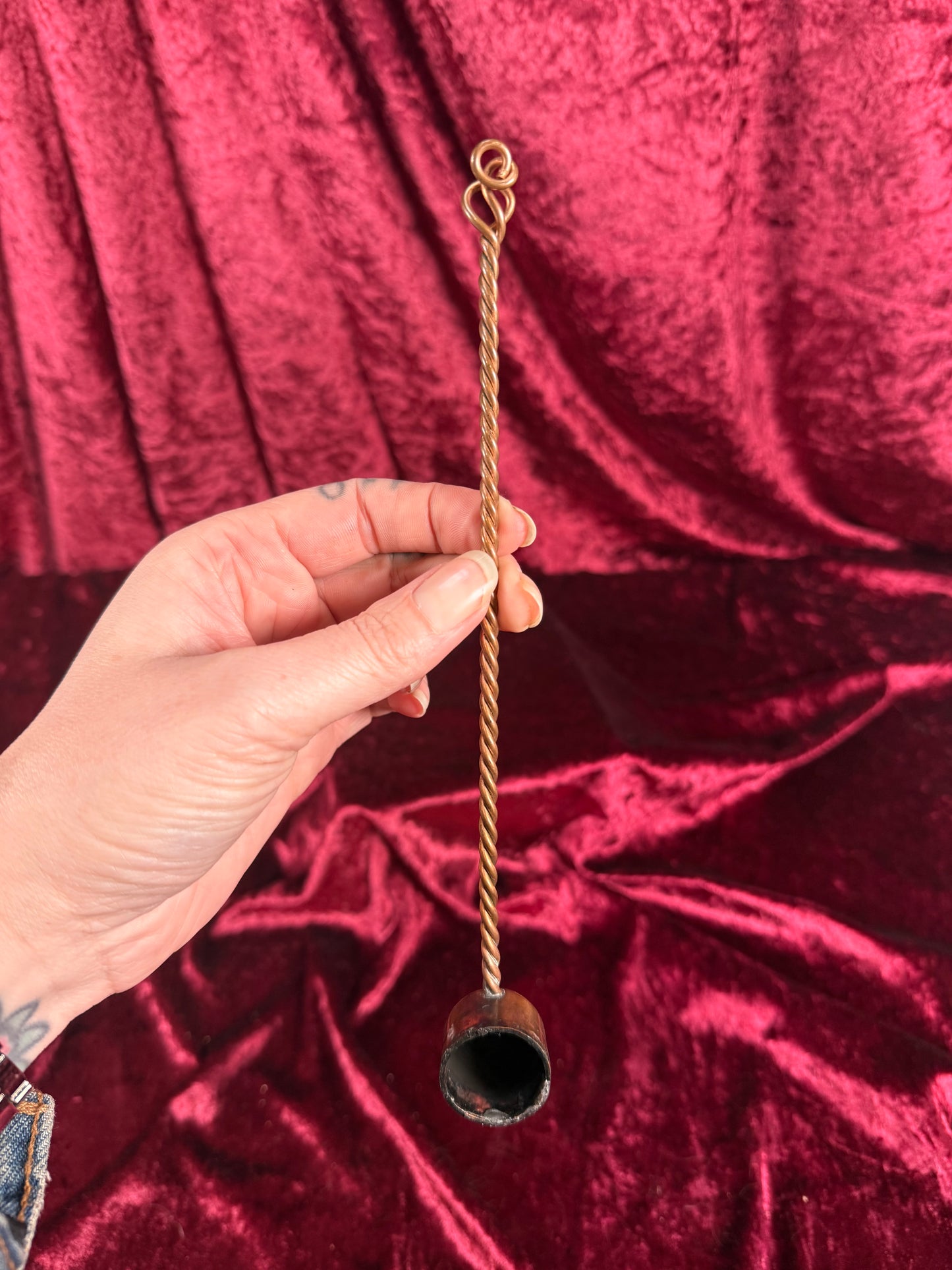 Vintage Candle Snuff - Primitive Copper Design