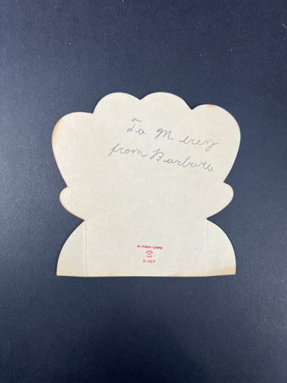 Vintage Ephemera - Valentine’s Day Card - Just Trampin’ Along - A-Meri-Card