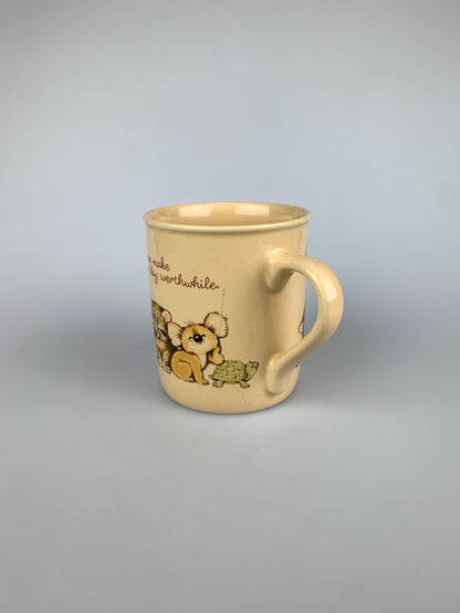 Vintage Hallmark Mug Mates Coffee Mug - A Friend Can Make Your Day