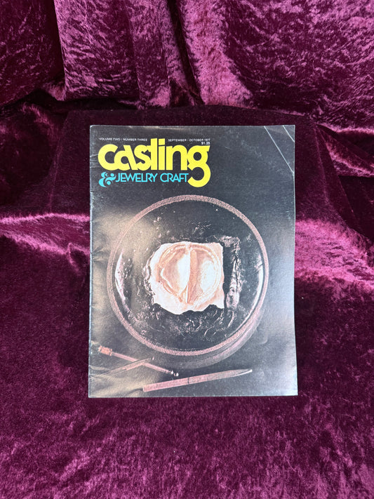 Vintage Crafting Magazine – Casting & Jewelry Craft October 1977 Issue