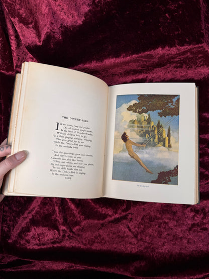 Vintage Hardcover Poetry Book – "Poems of Childhood" by Eugene field - Maxfield Parrish Illustrated Edition - 1920