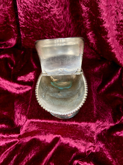 Vintage Silverplate Sugar Scuttle - Engraved Scrollwork Tea Service