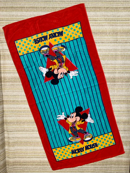 1980s Jofranco Disney Mickey Mouse Towel Set