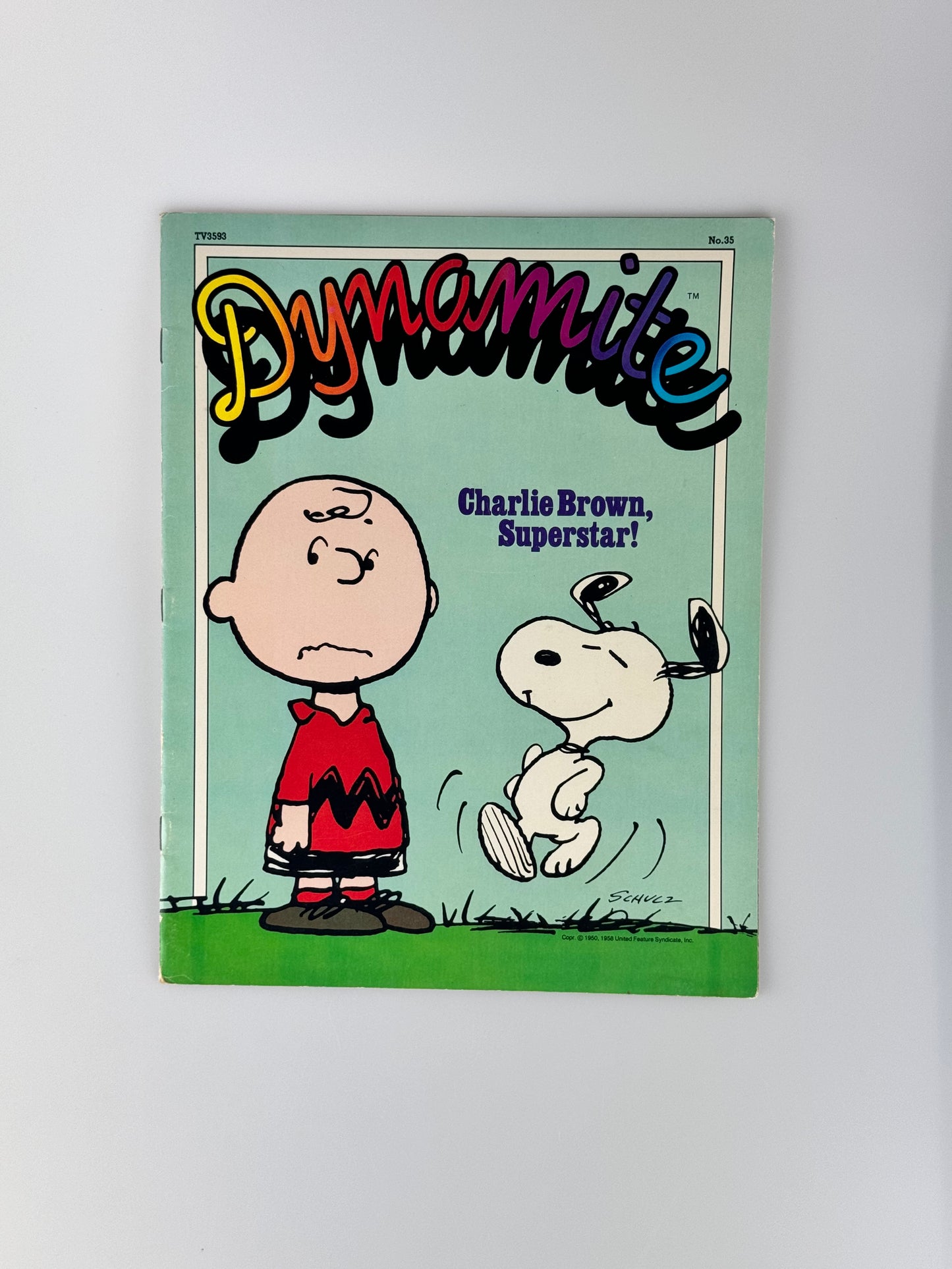 Dynamite Magazine - No. 35 "Charlie Brown Superstar" - May 1977