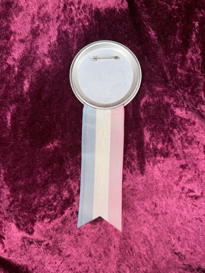 Vintage Disney Award Ribbon – Patriotic Character Parade Souvenir - Mickey Donald Goofy