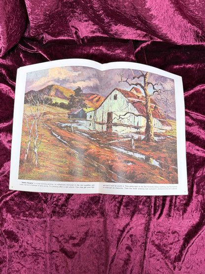 Vintage Art Instruction Magazine - Red Barns and Other Scenes Walter T. Foster Guide
