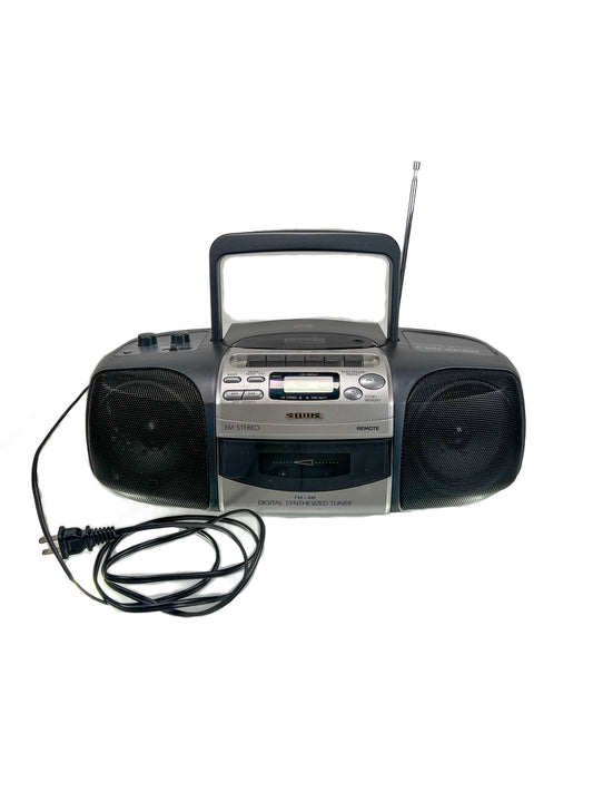 Vintage Electronics - CD / Cassette / Radio Player Boombox - AIWA - CSD-ED20 - 1997
