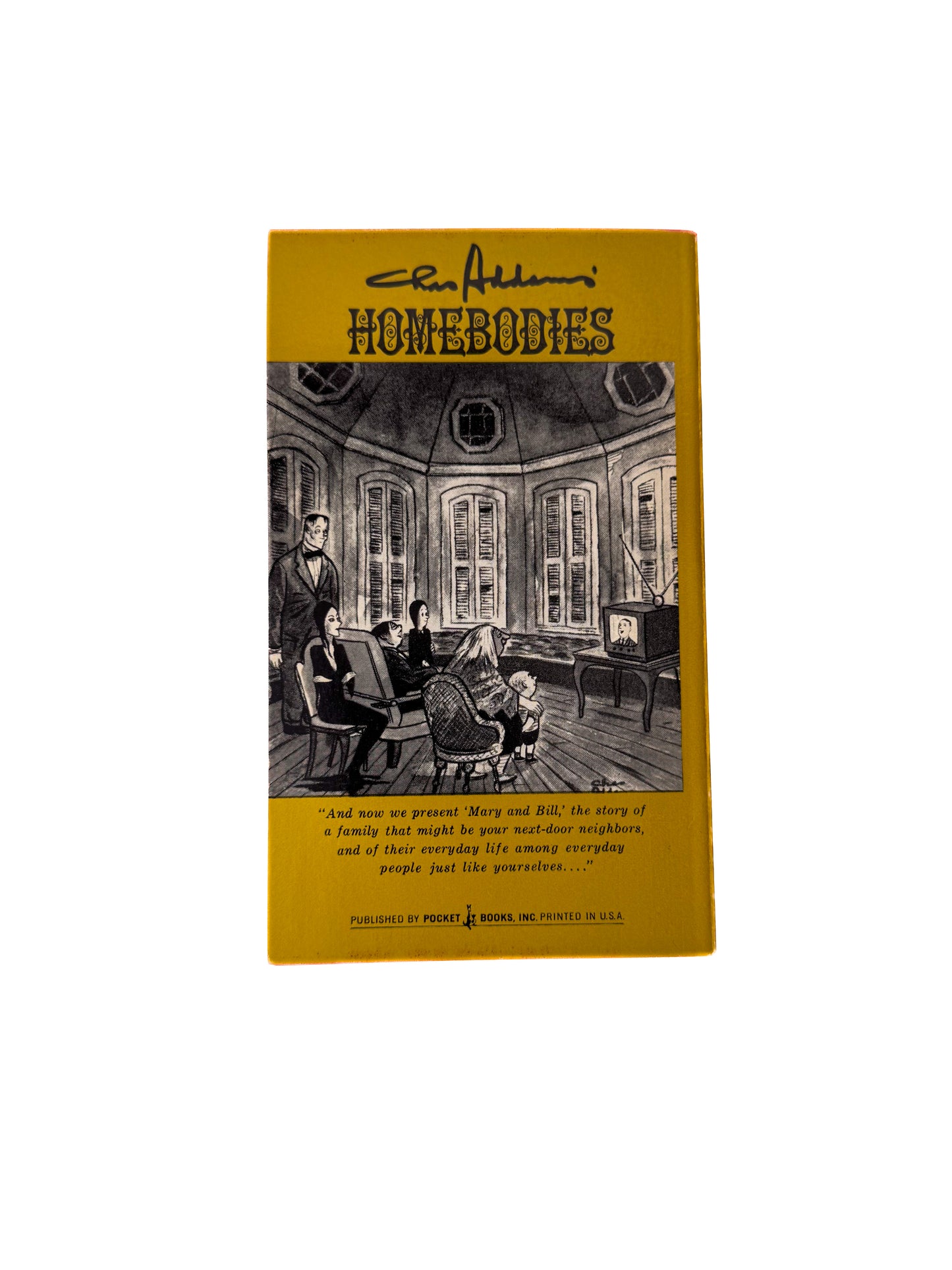 Vintage Paperback - Homebodies - Chas Addams - 1964 Pocket Cardinal Edition