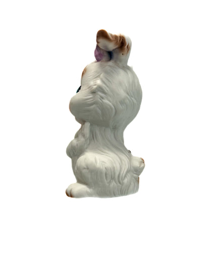 Vintage Lamp - Anthropomorphic Bunny Ceramic Table Lamp - Made in Japan