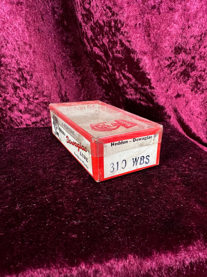 Vintage Heddon Plastic Fishing Lure - Baby Zara Red Head with Original Box