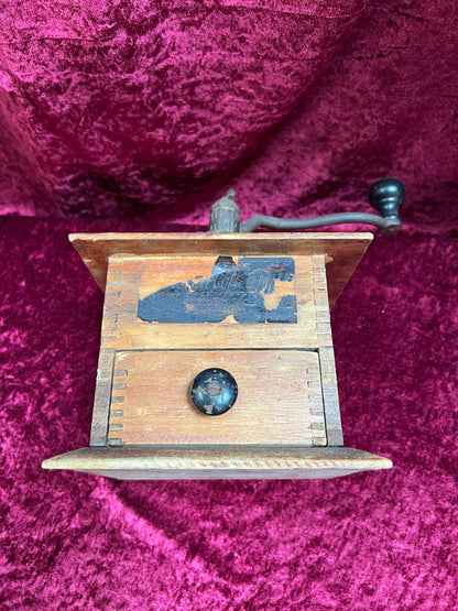 Vintage Kitchen - Antique Coffee Grinder Mill - Primitive Arcade Manufacturing