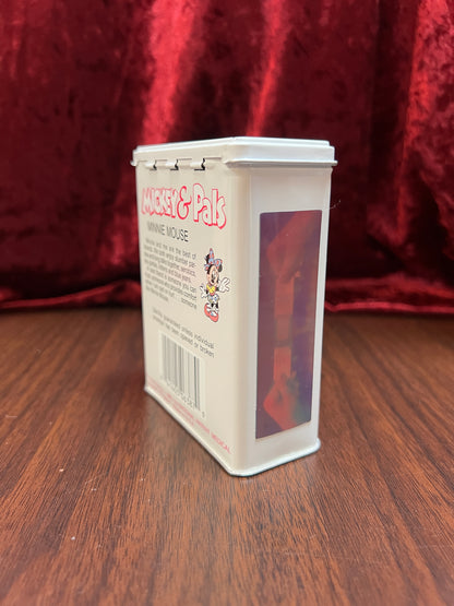 Vintage Advertisement - Metal Storage Tin - Mickey & Pals Adhesive Bandages - Minnie 'N Me - Walt Disney Co.