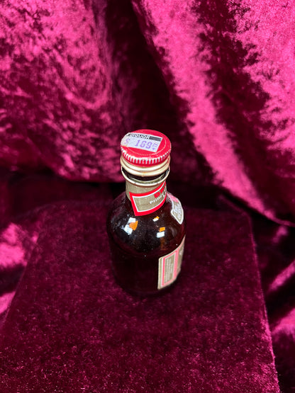 Vintage Glass Miniature Bottle - Drambuie Scotch Liqueur Advertising Collectible