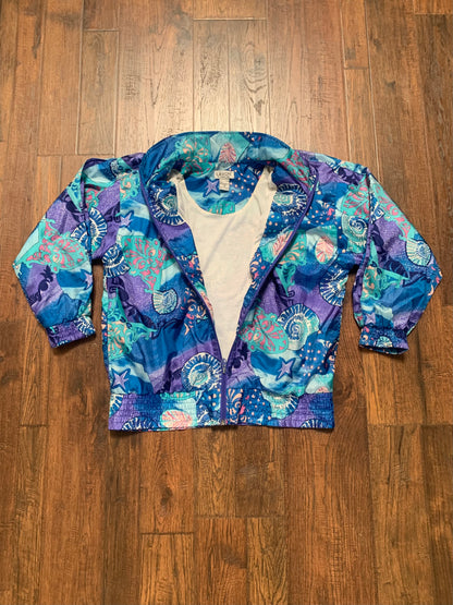 Vintage 1990s Lavon Sport Jacket - Under The Sea - Medium