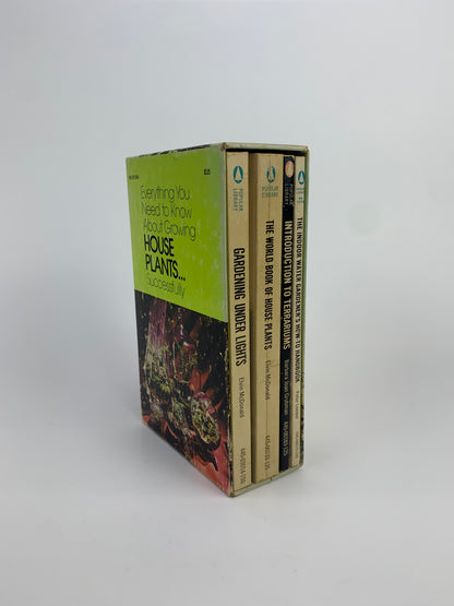 Vintage 1970s Box Book Set - Everything You Need To Know: Growing Houseplants…Successfully