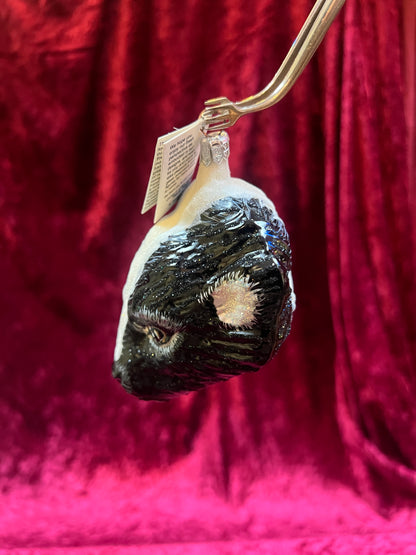 Vintage Christmas - Handblown Glass Ornament - Skunk - Slavic Treasures - Made In Poland
