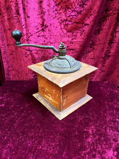 Vintage Kitchen - Antique Coffee Grinder Mill - Primitive Arcade Manufacturing