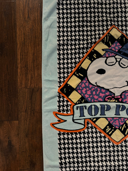 Vintage Cotton Beach Towel – Snoopy Top Pop! Peanuts Graphic