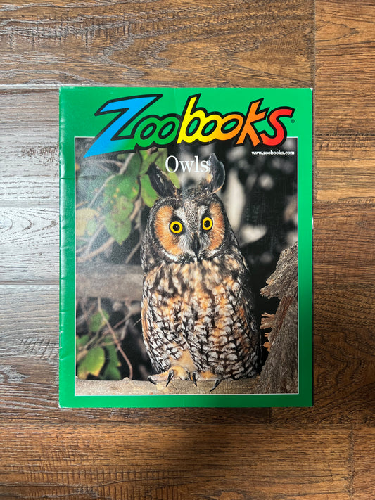 Vintage Ephemera - Magazine - Zoobooks - Owls - January 2002
