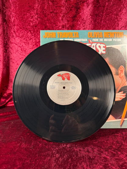 Vintage 12" Vinyl Record - Grease Original Motion Picture Soundtrack - Polygram Records - 1978