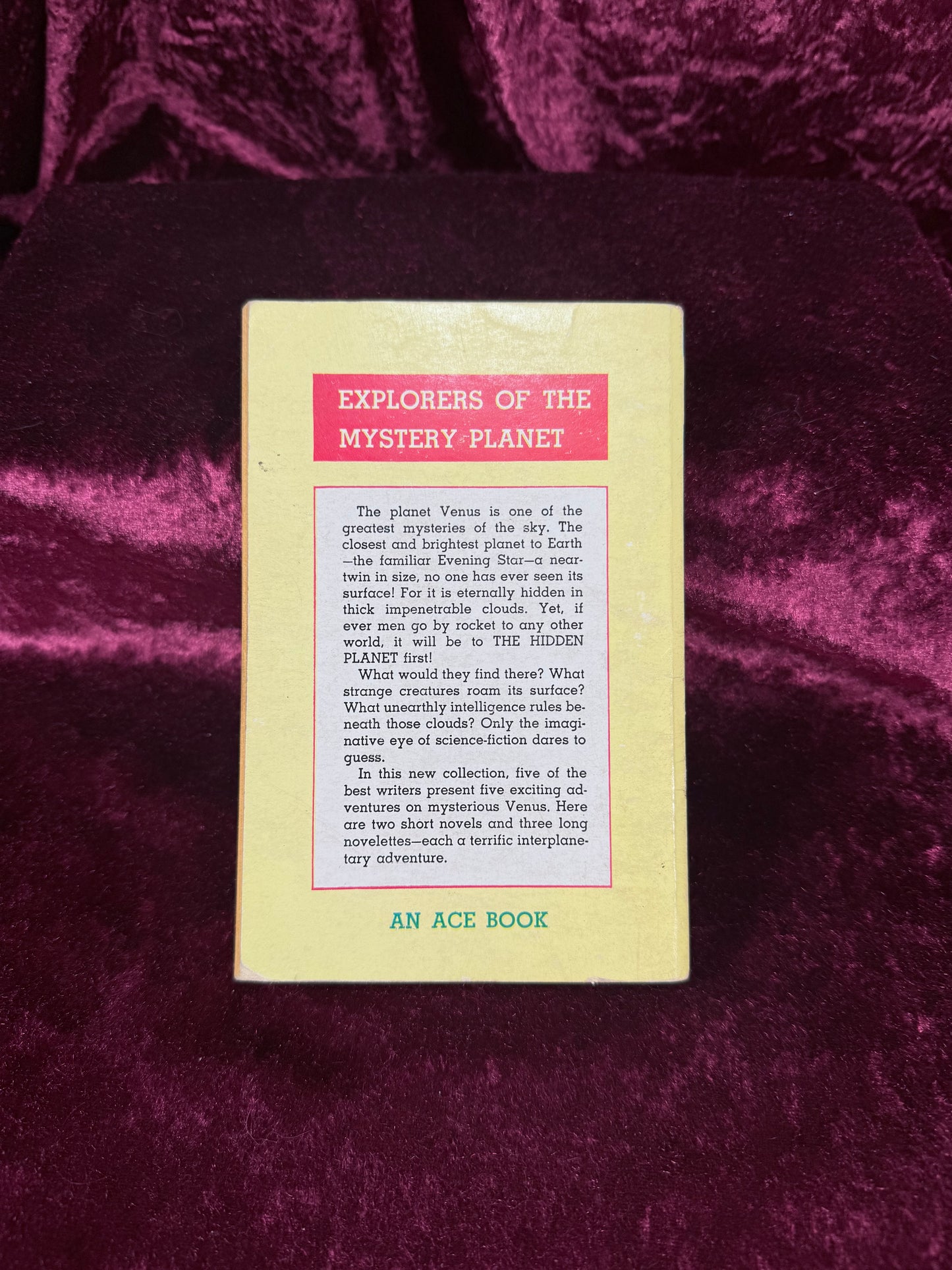 Vintage The Hidden Planet Edited by Donald A. Wollheim 1959 Ace Paperback Science Fiction Anthology
