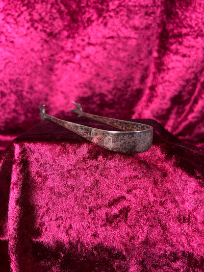 Vintage Kitchen - Sugar Cube Tongs - Dragon Claws - Silver Plate - Leonard EPNS